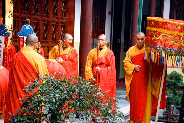 Jade Buddha Temple Monks - Shanghai
