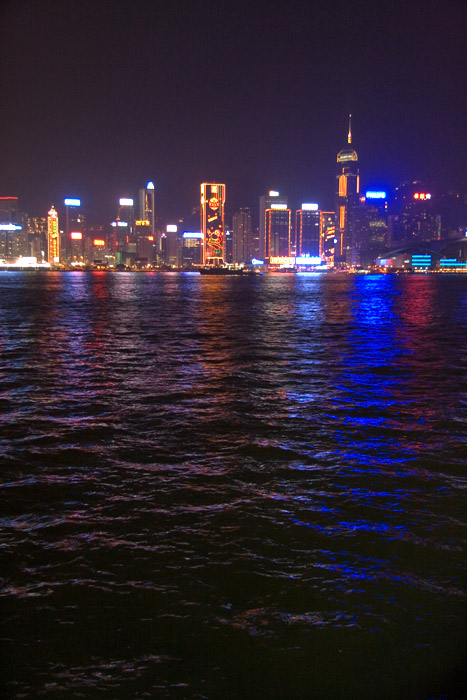 Hong Kong Harbor after Sunset